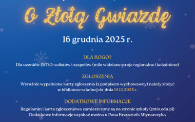 Szkolny Konkurs Kolęd i Pastorałek „O Złotą Gwiazdę”